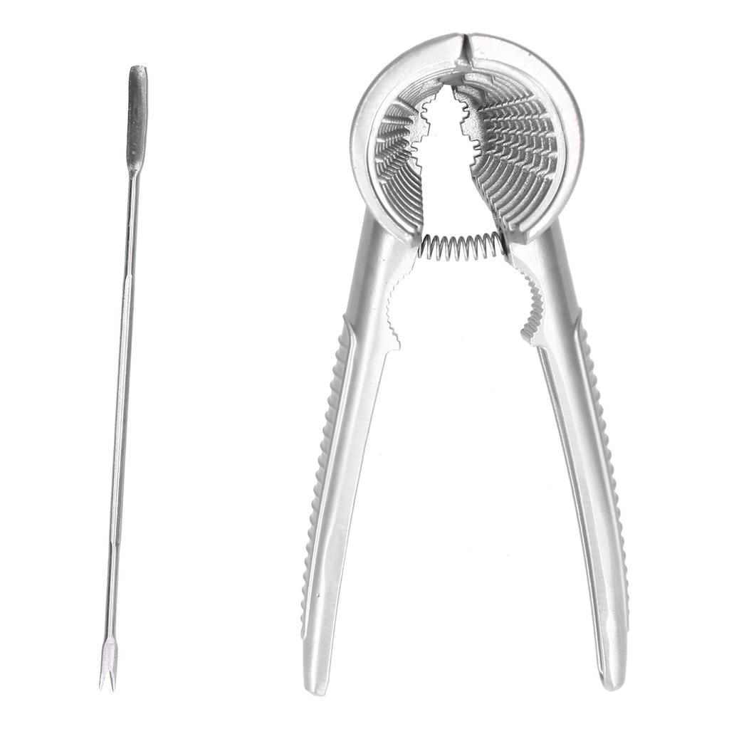 Aluminum Alloy Walnut Nutcracker with Walnut Needle   Walnut Clip Opener Clamp