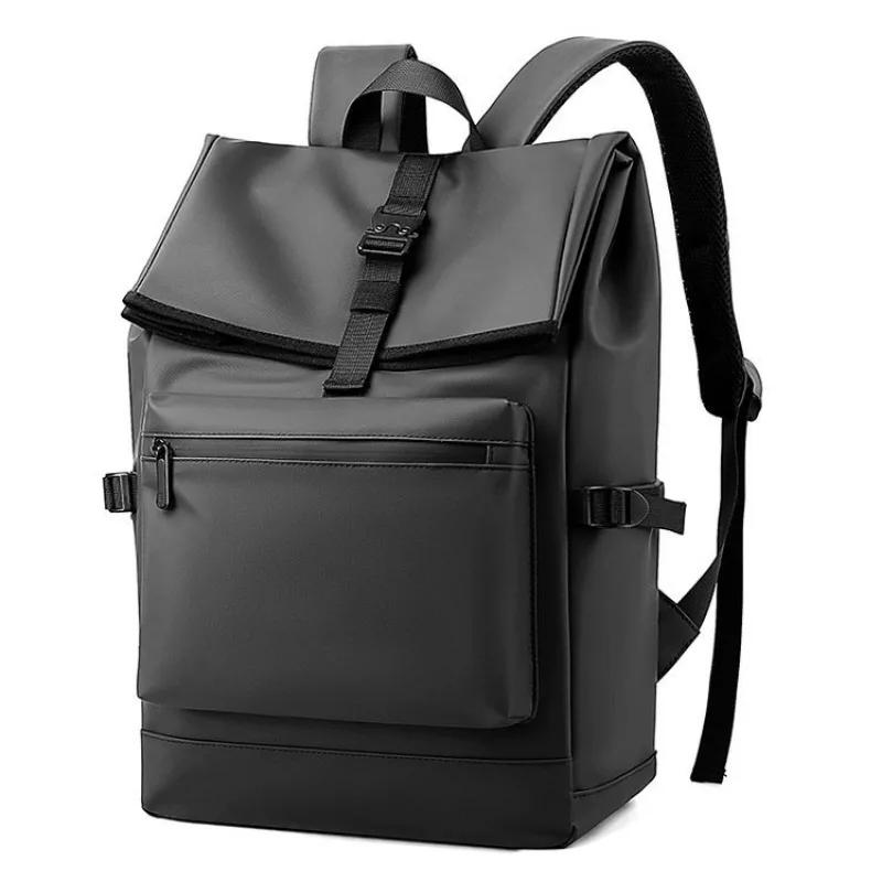 Men'S Senior Sense Of Business Backpack Large Capacity Laptop Backpack Fashion Lightweight Travel Sport Rucksack Computer Bag