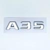 CXAFM1 Silver Black Letters A35 Turbo 4matic Emblem for Mercedes Benz AMG Car Fender Trunk Rear W176 W177 Logo Sticker Accessories