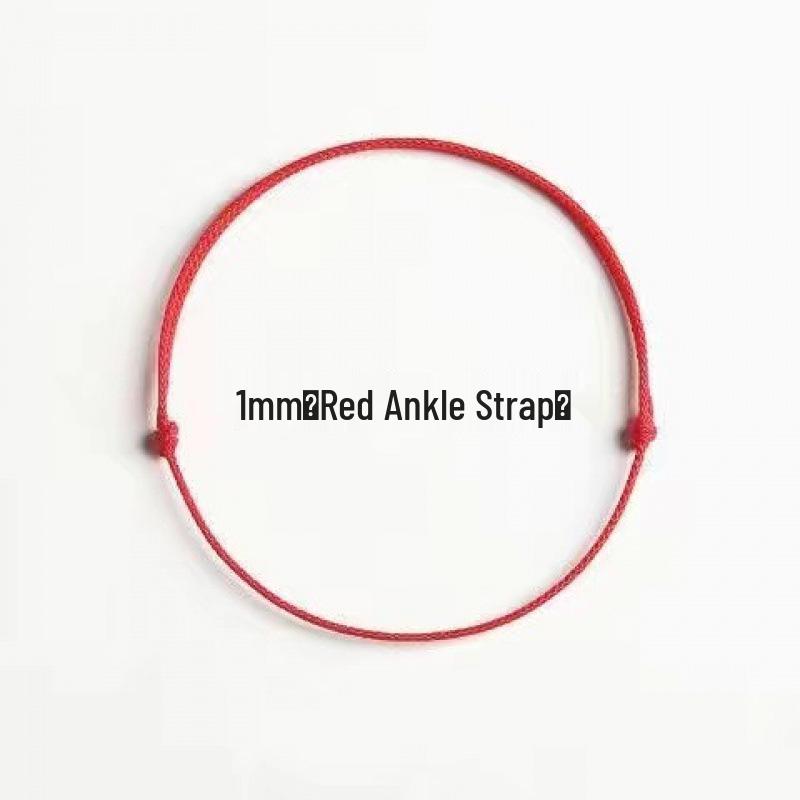 Red String Benmingnian Hand Rope: Men's Bracelet, Women's Anklet, Couple's Anklet