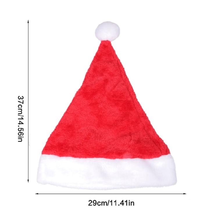 Santa Hat Holiday Hat Christmas Santa Claus Hat for Festival Party Anniversary
