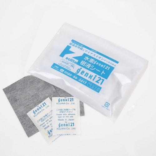 Genki21 "Zeolite Hydrogen Sap Sheets" 26 Sheets [Titanium Adhesive Tape Included]