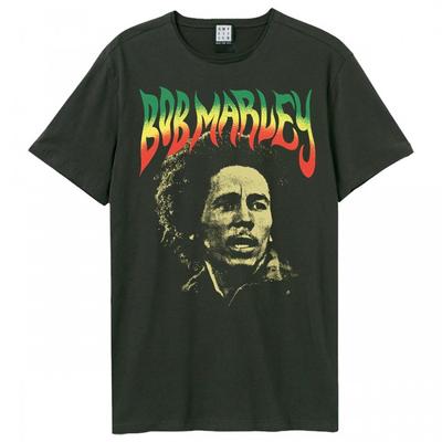 Amplified Unisex Adult Face Bob Marley T-Shirt