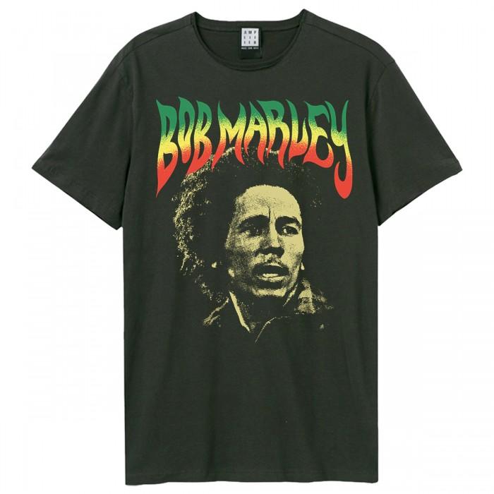 Amplified Unisex Adult Face Bob Marley T-Shirt