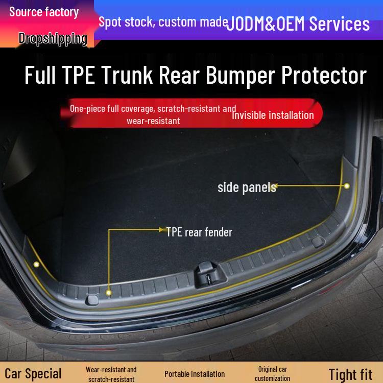 Tesla Model 3/Y Trunk Protector and Door Sill Trim Set