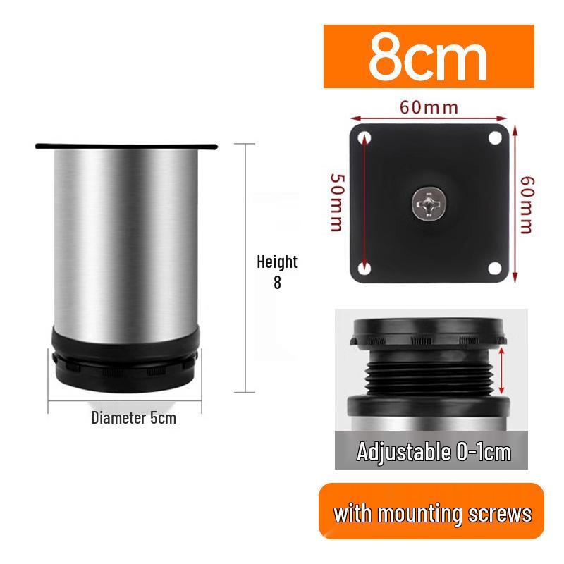 Adjustable Stainless Steel Furniture Legs - Sofa, Coffee Table, TV Cabinet Support