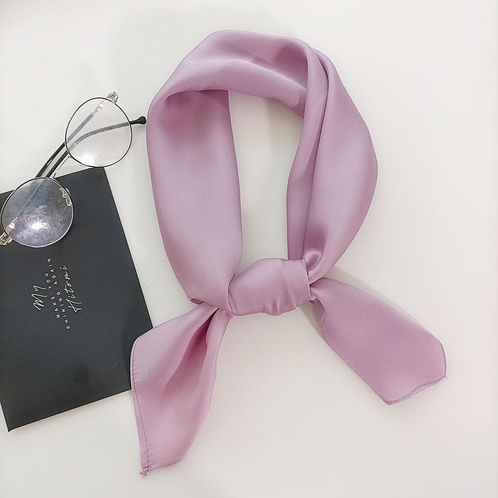 Fashion 70*70Cm Square Silk Scarf For Women Ladies Satin Neck Hair Tie Bandana Female Foulard Beach Stoles Hijab Scarves Pareo