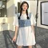 Stylish Elegance Fashion Female Casual Vest Short Denim Small Camisole Female Straps Design Sense Outside Wear Undershirt Stacking Tops Female