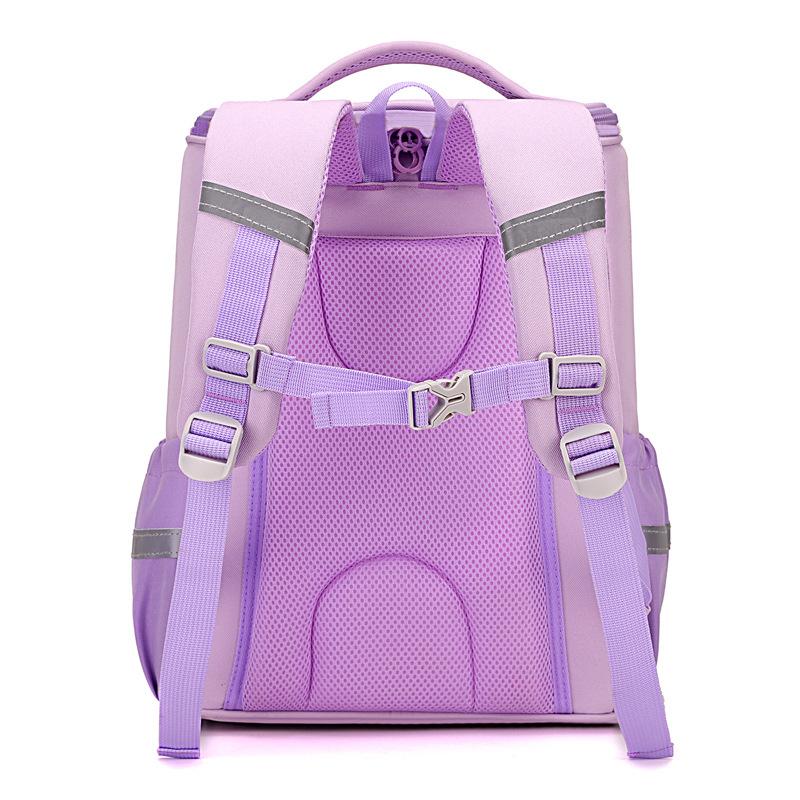 Children's Schoolbag New Cartoon Large-capacity Load-reducing Ridge Backpack Durable and Lightweight Double-layer Hard Shell Backpack Fashionable