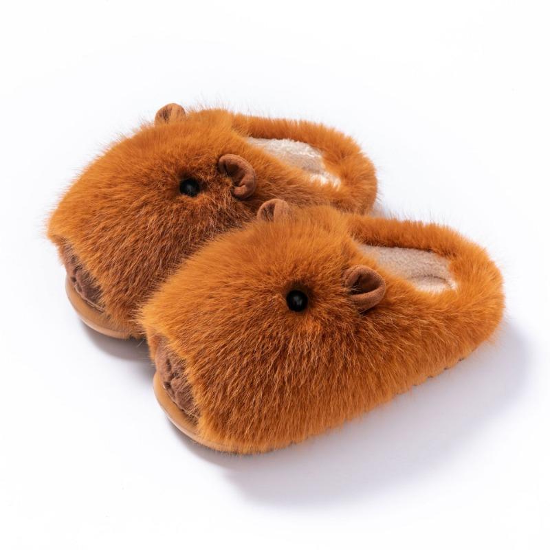 

New slippers autumn and winter cute slippers cotton home cotton shoes warm platform household slippers women s plush 38-39
