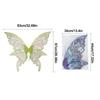 Magical Sparkling Fairy Wings Two-color Flower Butterfly Costume Wings Colorful Elf Cosplay Wing for Women Girls