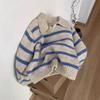 2024 Tea-Themed Fashionable Women's Knitted Sweater Cardigan - Early Autumn, Round Neck, High-End Style.