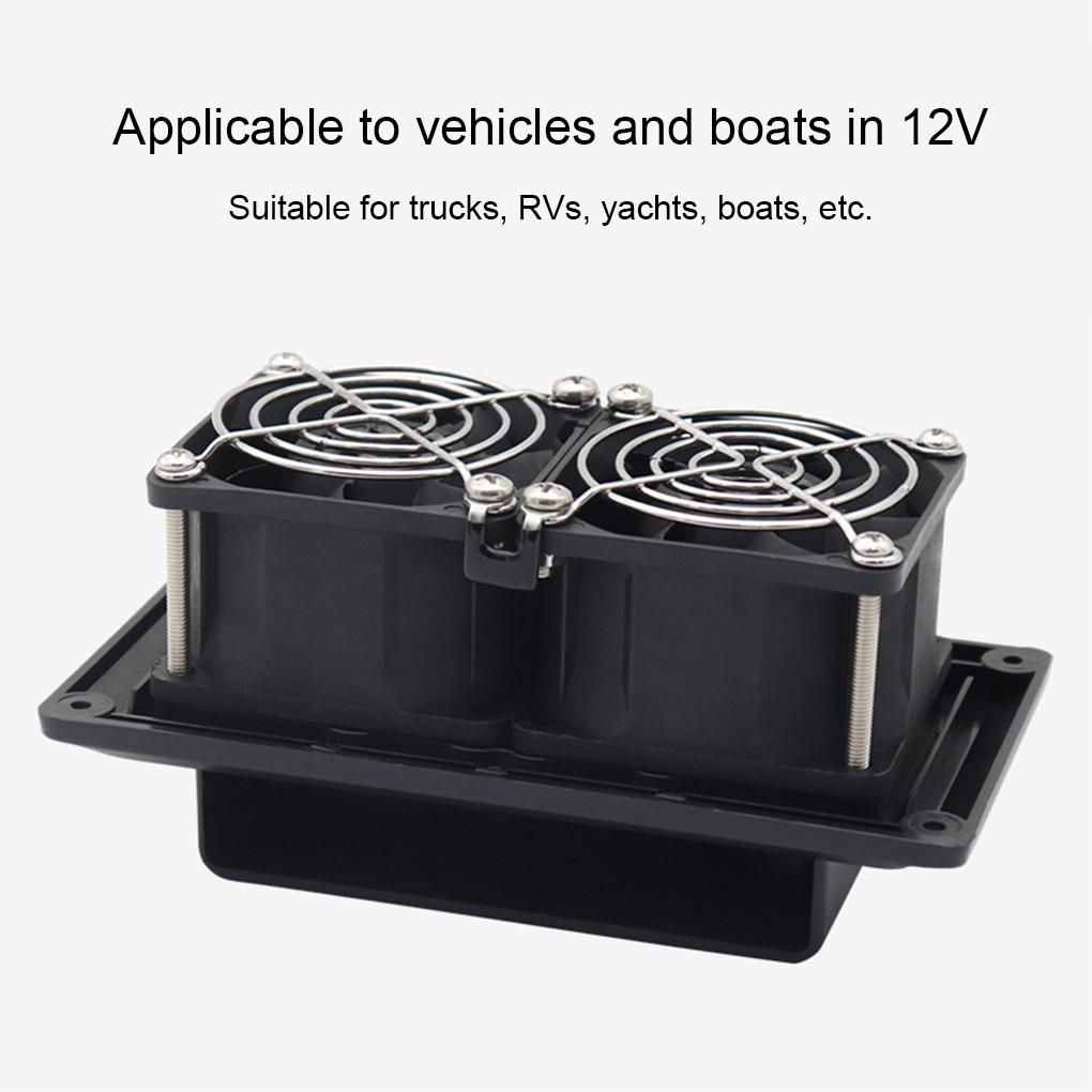 Universal RVs Side Air Vent Ventilation Exhaust Fan Low Noise Automotive