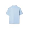 Skechers Diamond Series Comfortable Fashion Casual Versatile Short Sleeve Polo Shirt Women Tops Light-Blue L225W236-01CP