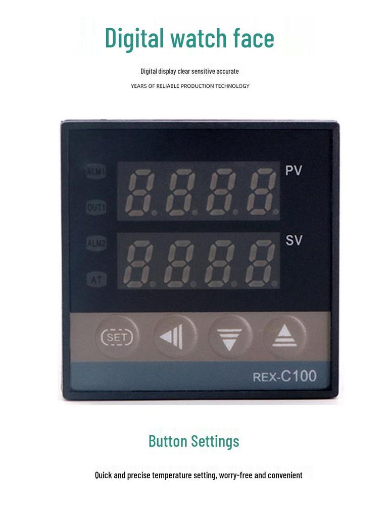 REX-C100 Smart PID Digital Temperature Controller 220V