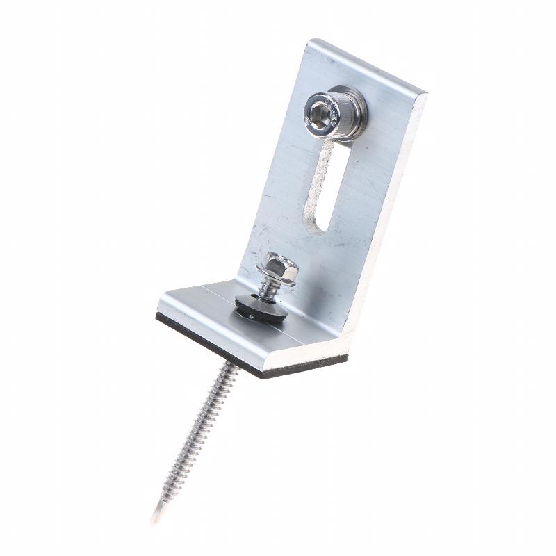 Aluminum Solar Panel Mounting L Bracket Rustproof Corrosion Resistant for RV Boat Off Roof Solar Installation