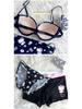 Japanese Style KT Cat Front Closure Sweet & Cute Halter Neck Underwear - Sexy and Bust-enhancing for Women