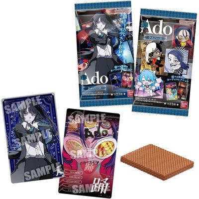 PRE-ORDINE Scatola Nuova di Zecca Bandai Ado Wafer 20pz Shokugan Caramelle con Collezione di Carte