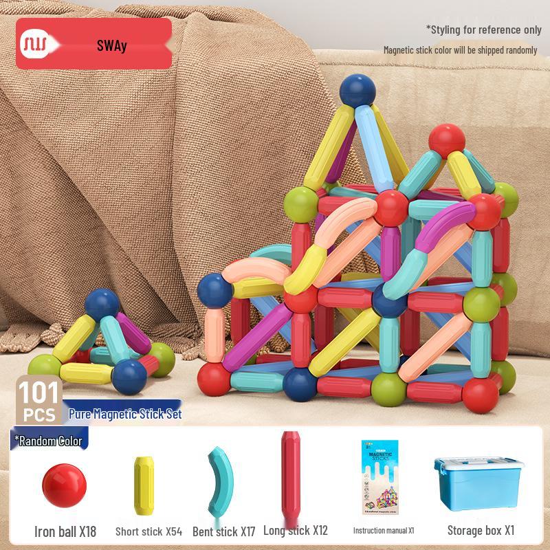 Magnetic Building Blocks - Large, Strong Magnets for Early Education (Ages 1-3)