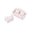 1:12 Mini Furniture Sofa With Pillow For Dollhouse Kids Pretend Play Diy Decor