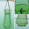 Trap Fish Basket Drawstring Opening Design Collapsible Fishing Net Collapsible Fishing Net Cage Fish Baskets