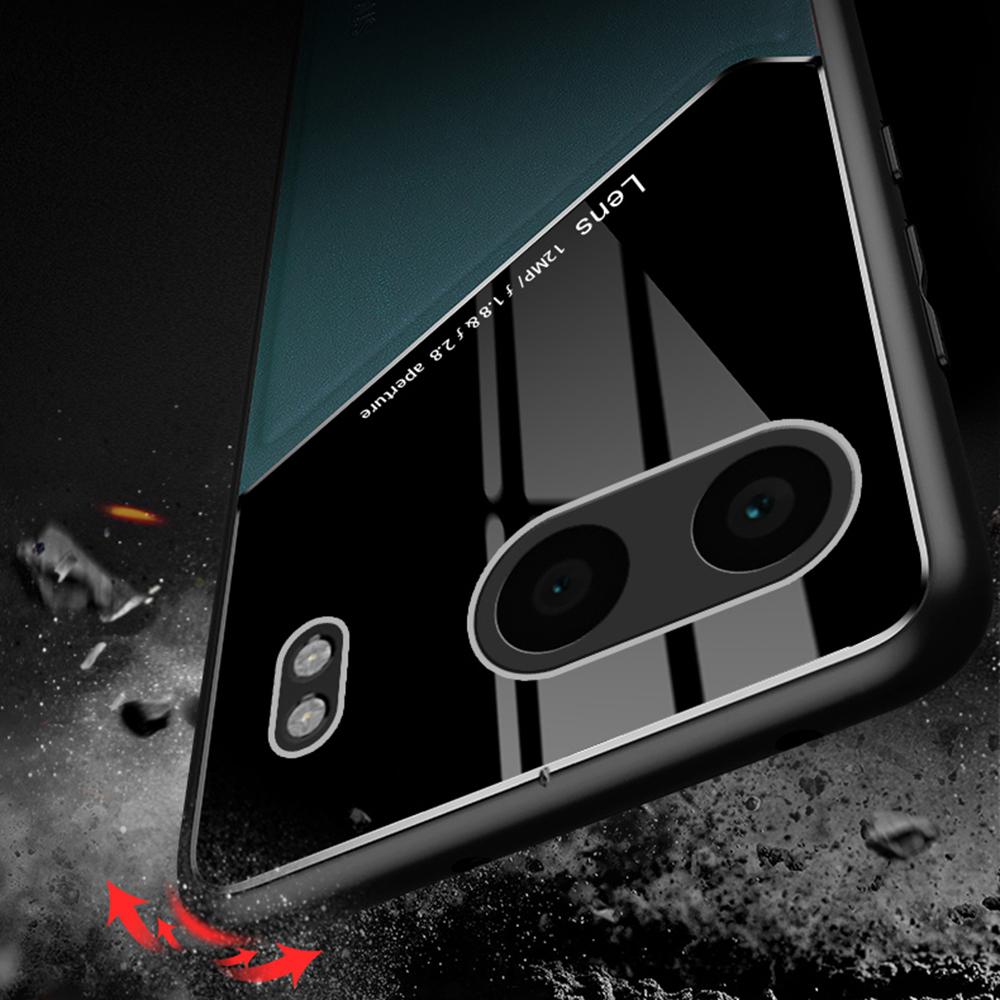 For OnePlus Nord 4 Case Leather Coated PC+TPU Phone Back Cover