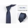 6cm Slim Ties Fashion Business Black Striped Mens Necktie Formal Male Tie