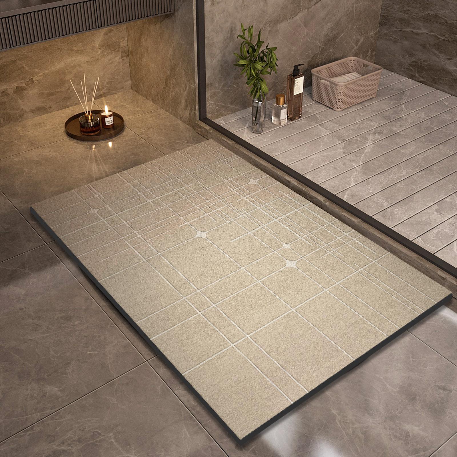 

Супервбираючі килимки для ванної кімнати, протиковзкий килимок для душу, швидкосохнучий килимок для ванни, туалетний килимок, придверний килимок, можна прати 45cmx70cm