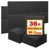 IPIC High Density 36 30 X 30 Thickness 9 With Insect Black Sound-Absorbing Board, Felt, Shijima, Sheets, Black, Cm, Mm, Pins, Soundproofing,