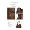 Lightweight Large Capacity Faux Leather Multipurpose Storage Bag for Daily Use