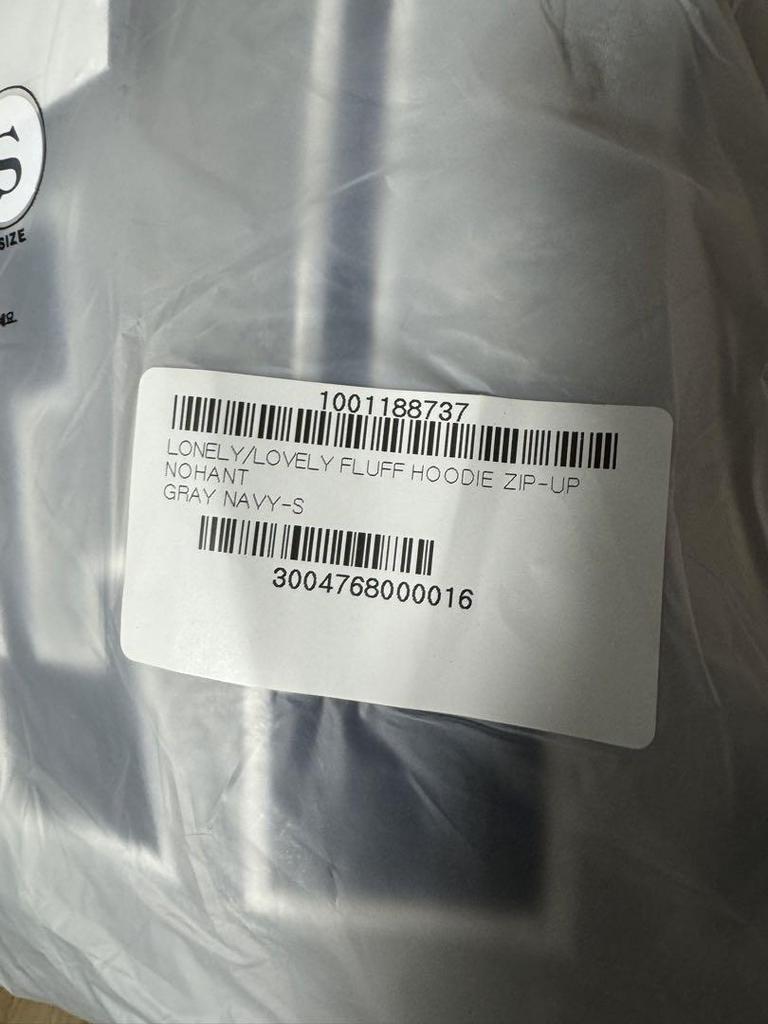 [USED] Chaewon Wears NOHANT LONELY Zip Hoodie