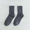 Female Spring and Autumn New Cartoon Dog Embroidery Pulled A College Style Cotton Socks