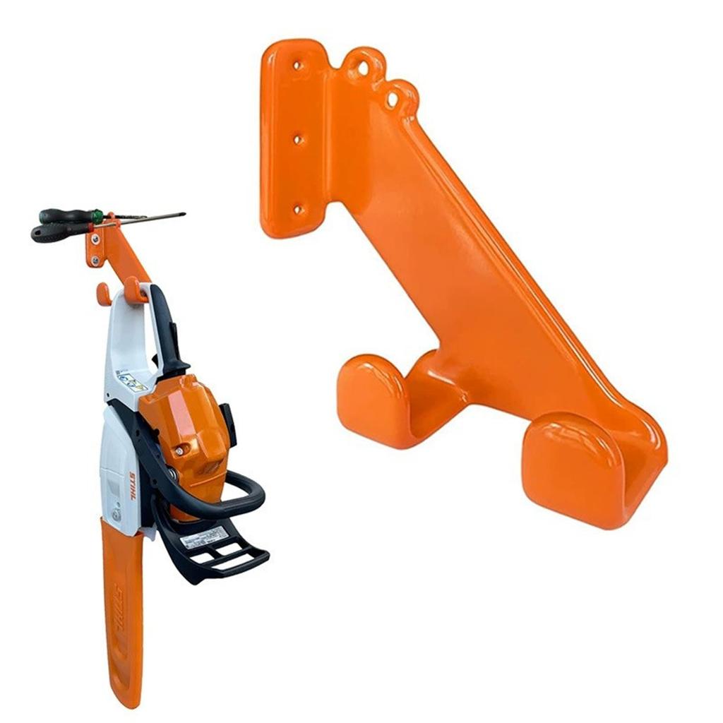 Chainsaw Hanger, 1 Pack Chainsaw Wall Mount, Heavy Duty Chainsaw Holder, Garage Organization Garage Storage  Organizer Mounted Chainsaw Rack