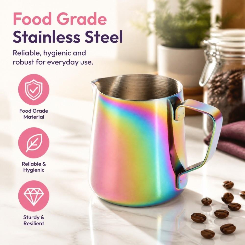 550ML Milk Frothing Cup Stainless Steel Coffee Frothing Pitcher Portable Latte Cup Milk Tea Shop