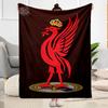 Liverpool Football Club Deken Warm Decor Geweldig Voor Kantoorstoel Bed Picknicks Vier Seizoenen Universeel Digitale Print