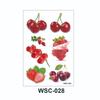WSC Waterproof Non-Reflective Flower & Butterfly Tattoo Sticker