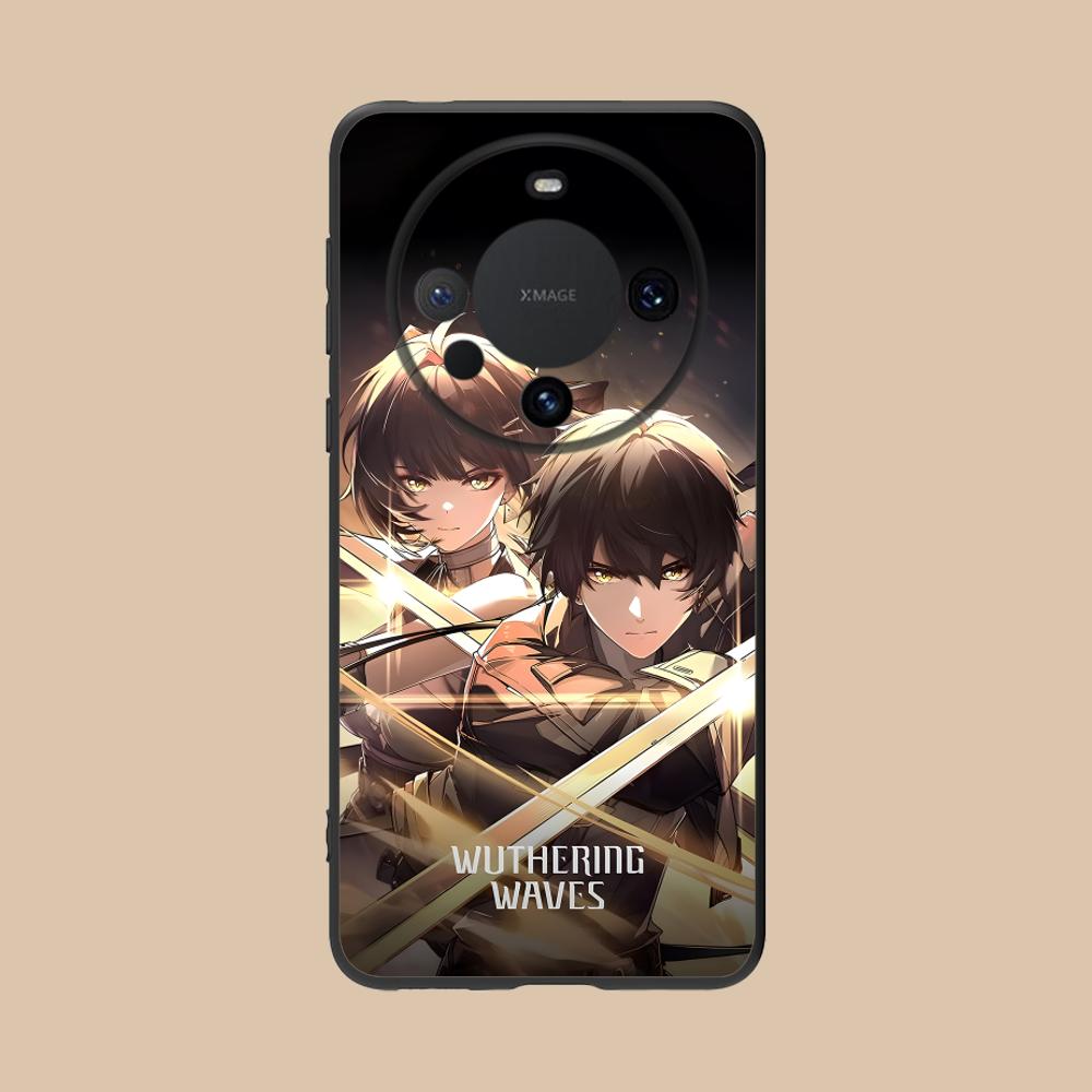 

Wuthering Waves Rover Matte TPU Mobile Phone Case for Huawei Mate 60 50 40 30 20 10 Pro Plus Lite E 5G Colorful Printing Cover Huawei Mate 70