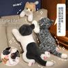 Cartoon Cat Pillow Plush: Large Meowing Sleep Companion for Kids