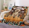A Sheep Head Totem Printed Blanket Suitable for All Seasons Perfect As A Gift Blanket for A Camper Blankets