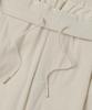 Musinsa Standard 8W Corduroy One-Pleat Wide Elastic Pants [Cream]