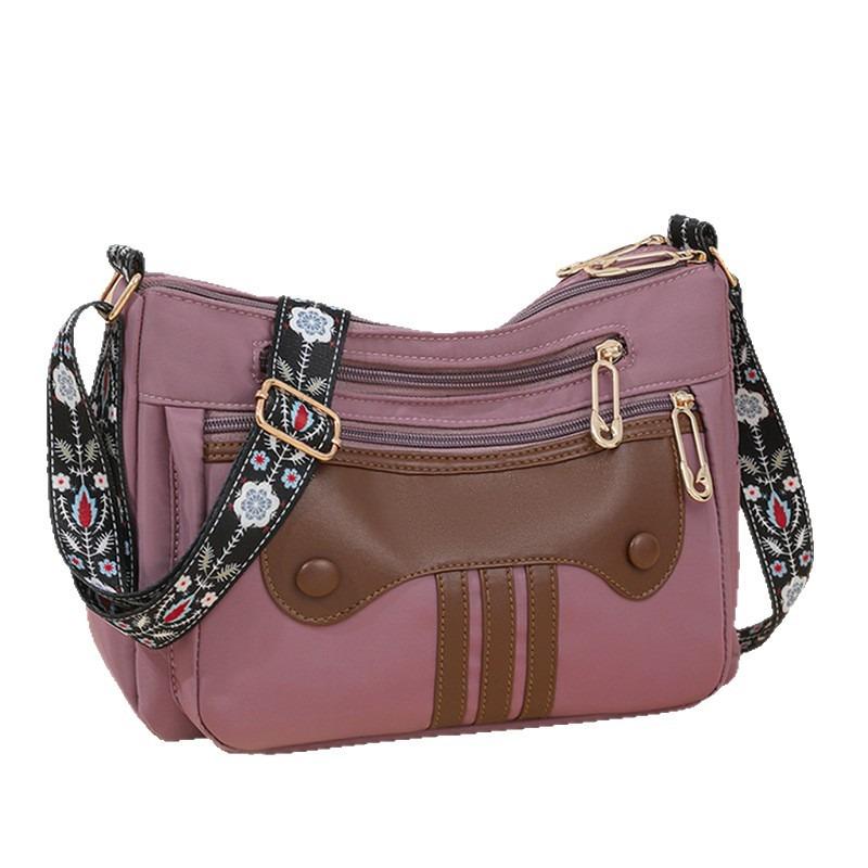 New Women's Messenger Bag In the Fashionable Women's Bag Temperament Versatile Soft Leather Large Capacity Multi-layer Shoulder