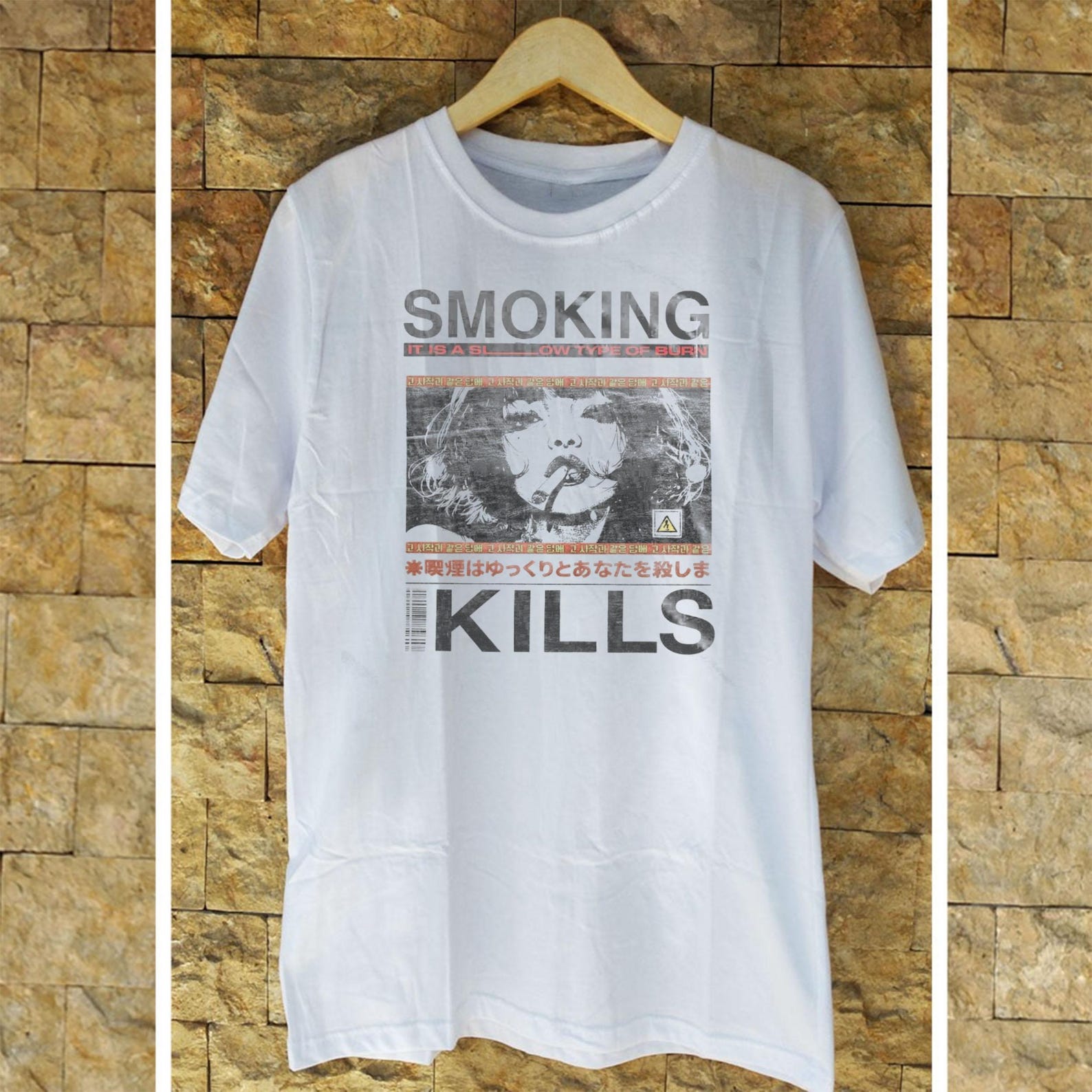 smoking kills T-shirt Unisex Cotton 90s 0s Graphic Tee,unisex 2XL