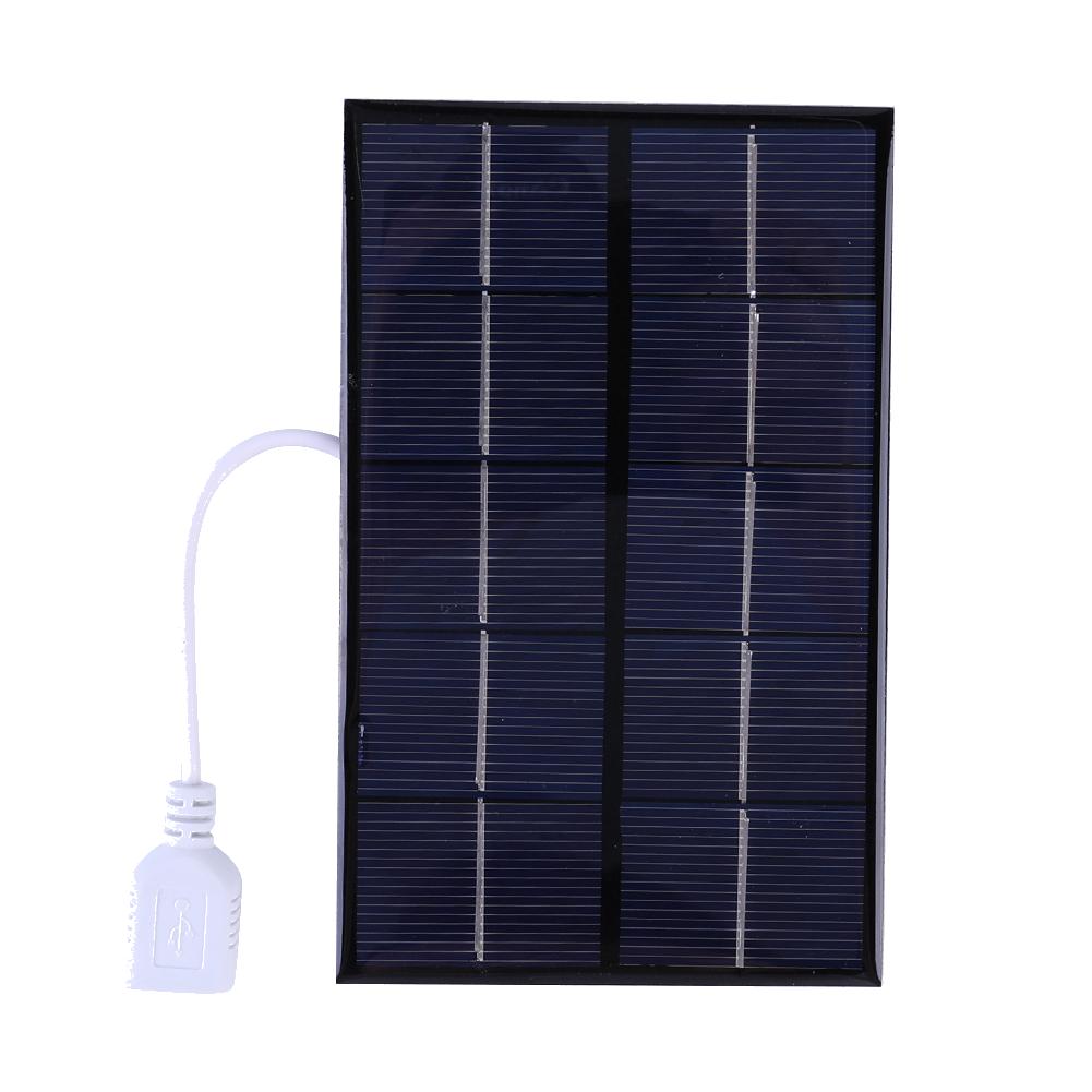 

1-5Pcs 5W 5V Solar Charging Panel Polysilicon USB Solar Panel Charger Solar Plate Emergency Phone Power For 3-5V BatteryCharging