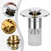 Floor Drain Filter Bathroom Sink Drain Strainer Drain Strainer Washbasin Plug Pop-Up Bounce Core Basin Stopper Hair Catcher