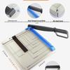 A4 Manual Paper Cutter - Steel & Wooden Photo Cutting Knife