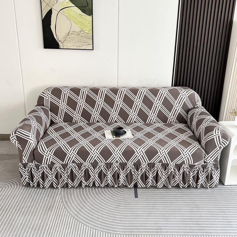 

Чохол на диван Всеохоплюючий Універсальний Еластичний Універсальний Сучасний Атмосфера Вітальні Зі спідницею Протиковзкий Пилозахисний Чохол на Диван 90-140cm