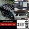 Compatible Tactical Roof Box for Formula Leopard Titanium 7: Off-Road Vehicle Side Tent, Ladder, and Climbing Platform Accessories