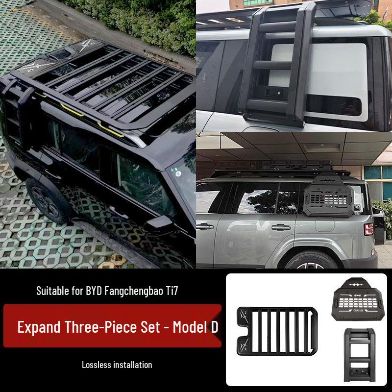Compatible Tactical Roof Box for Formula Leopard Titanium 7: Off-Road Vehicle Side Tent, Ladder, and Climbing Platform Accessories