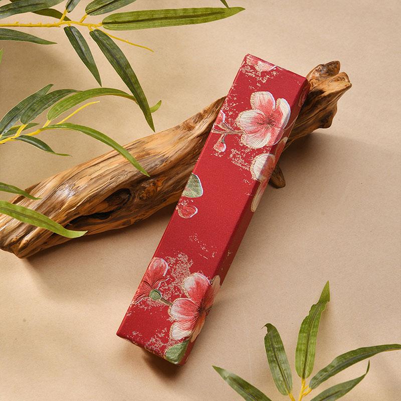 1Pc Rectangle Practical Cardboard Gift Printed Antique Style Packaging Box Hair Accessory Box Jewelry Box