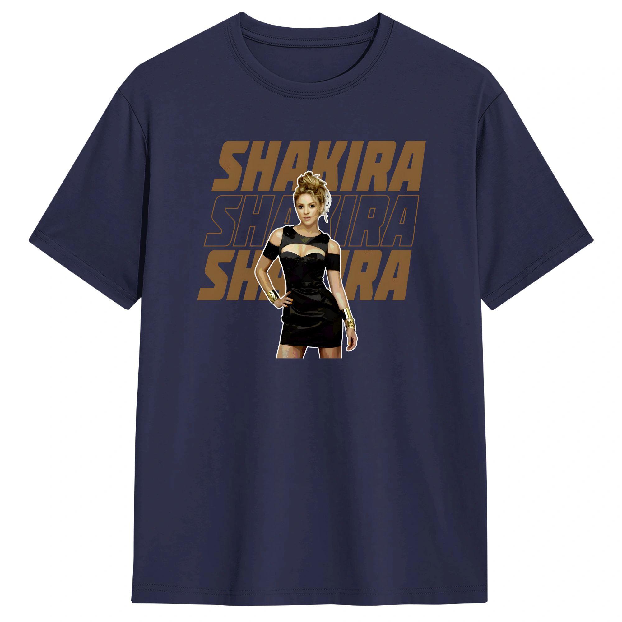 

Shakiras TShirt Unisexs Funny T Shirts Beach Crew Neck Trendy Cool Tees Printed Oversize Clothes 4XL